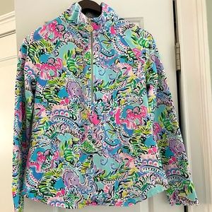 Lilly Pulitzer 3/4 zip pullover